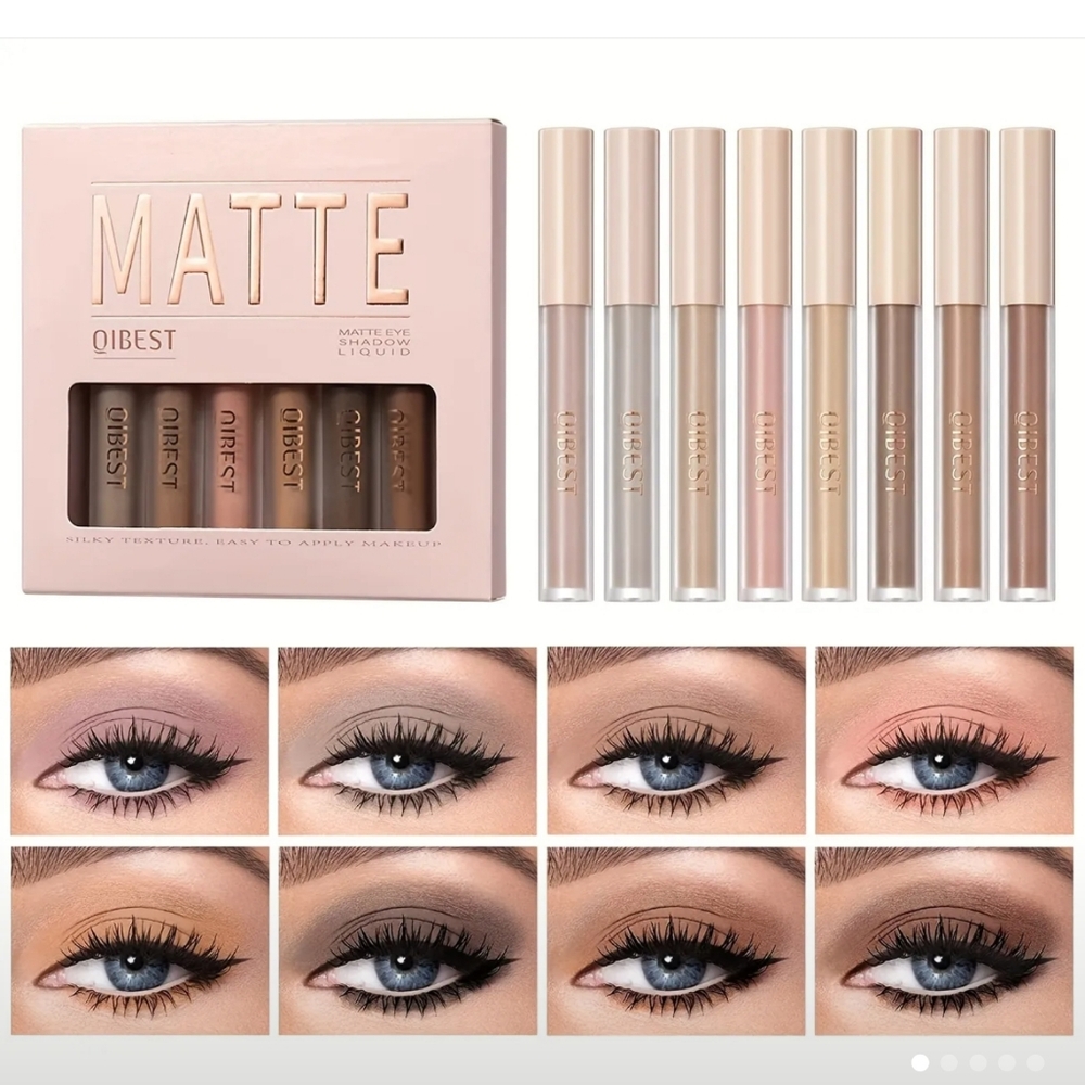 QIBEST Matte Eye Shadow Set - Picture 5 of 6